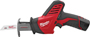 Milwaukee 2420-21 Reciprocating Saw Kit, 12 V Battery, Lithium-Ion Battery,