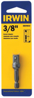 IRWIN 3567841C Socket Adapter; 3/8 in Drive; Square Drive; 2 in L; Steel