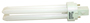 Sylvania 20481 Double Tube Compact Fluorescent Bulb, 26 W, T12 Lamp, G24D-3