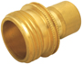 Landscapers Select GB9610 Hose Connector, 3/4 in, Male, Brass, Brass