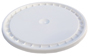 ENCORE Plastics 53000 Paint Pail Lid, Polyethylene, White