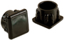 Shepherd 9235 Inside Furniture Leg Tip, 3/4 in L x 3/4 in W, Square, Black