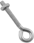 National Hardware N221-069 Eye Bolt, #10-24 Thread, 1-1/4 in L Thread, 0.28