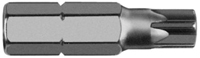 Irwin 3513211C Insert Bit, T15, Torx, 1 in OAL, High Grade S2 Tool Steel