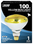 Feit Electric 100PAR/BUG/1 Incandescent Bulb; 100 W; PAR38 Lamp; Medium E26