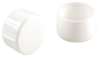 Shepherd Hardware 9744 Furniture Leg Tip, Round, Plastic, White, 1-1/8 in