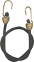 KEEPER 06180 Bungee Cord, 13/32 in Dia, 24 in L, Rubber, Black, Hook End