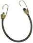 KEEPER 06192 Bungee Cord, 13/32 in Dia, 18 in L, Rubber, Hook End