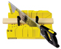 STANLEY 20-600 Clamping Mitre Box, 14 in W Cutting, 45/90 deg, 45 deg Face