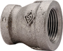 ProSource 24-1/2X3/8B Reducing Pipe Coupling, 1/2 x 3/8 in, FIP, Steel, SCH