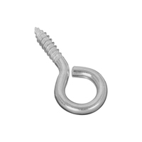 National Hardware N185-991 Screw Eye, #2, 1.12 in L Thread, 2.62 in OAL, 115