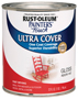 RUST-OLEUM PAINTER'S Touch 1966502 Brush-On Paint; Gloss; Apple Red; 1 qt