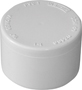 LASCO 447005BC Pipe Cap, 1/2 in, Slip, PVC, White, SCH 40 Schedule, 600 psi