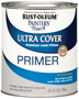 RUST-OLEUM PAINTER'S Touch 1980502 Brush-On Primer, Flat, Gray, 0.5 pt, Can