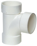 CANPLAS 192153 Sanitary Pipe Tee, 3 in, Hub, PVC, White