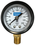 Simmons 1306 Pressure Gauge, 1/4 in Connection, MPT, 2 in Dial, Steel Gauge