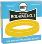Harvey 007005-48 Wax Ring, 5-1/2 in Dia, Brown, For: 3 in and 4 in Waste