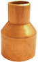 EPC 101R Series 30696 Reducing Pipe Coupling with Stop, 1/2 x 3/8 in, Sweat