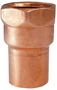 EPC 103 Series 30130 Pipe Adapter, 1/2 in, Sweat x FNPT, Copper