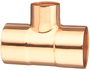 EPC 111R Series 32774 Reducing Pipe Tee, 3/4 x 3/4 x 1/2 in, Sweat, Copper