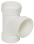 CANPLAS 192152L Sanitary Pipe Tee, 2 in, Hub, PVC, White