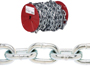 Campbell PD0725027 Proof Coil Chain, 3/16 in, 100 ft L, 30 Grade, Steel,