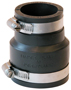 FERNCO P1056-215 Flexible Pipe Coupling, 2 in x 1-1/2 in