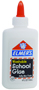 Elmers E304 School Glue; White; 4 oz Bottle