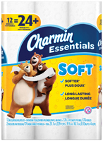 CHARMIN 96604 Double Roll Soft Bathroom Tissue, 2 Ply, White