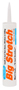 Big Stretch 10006 Acrylic Caulk, Clear, -30 to 250 deg F, 10.5 oz Cartridge