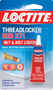 Loctite 209741 Threadlocker, Liquid, Mild, Red, 6 mL Tube