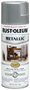 RUST-OLEUM STOPS RUST 7271830 Metallic Spray Paint, Metallic, Silver, 11 oz,