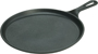 Lodge L9OG3 Griddle, 10.188 in Dia, Iron, Black, Round