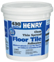 HENRY 430 ClearPro 12098 Floor Adhesive, Paste, Mild, Clear, 1 gal Pail