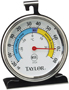Taylor 5924 Fridge/Freezer Thermometer,-20 to 80 deg F, Analog Display,