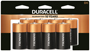 DURACELL 4133393364 Alkaline Battery; 1.5 V Battery; D Battery; Manganese