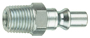 Tru-Flate 12-325 Plug, 1/4 in, MNPT, Steel