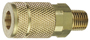 Tru-Flate 13-125 Coupler; 1/4 in; MNPT; Brass