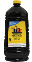 TIKI 1216151 Citronella Torch Fuel, Lemongrass, 128 oz Bottle
