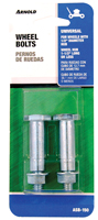 ARNOLD ASB-150 Wheel Bolt, Universal, Steel, For: Wheels with 1/2 in Dia