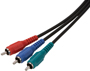 Zenith VC1006COMPON Video Cable, Black Sheath, 6 ft L