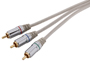 Zenith VC3006COMPON Video Cable, Silver Sheath, 6 ft L