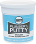 Harvey 043050 Plumber's Putty; Solid; Off-White; 3 lb Cup