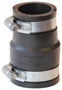 FERNCO P1056-150/125 Flexible Pipe Coupling, 1-1/2 in x 1-1/4 in