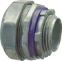 Halex 16205B Conduit Connector, 1/2 in Compression, Zinc