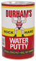 DURHAM'S Rock Hard 4 Water Putty; Natural Cream; 4 lb Can