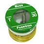 Bussmann BP/T-30 Plug Fuse, 30 A, 125 V, 10 kA Interrupt, Plastic Body, Low