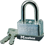 Master Lock 22D Padlock, 1-1/2 in W Body, Steel