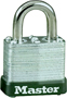 Master Lock 105D Padlock, 1-1/8 in W Body, Steel