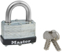 Master Lock 500D Padlock, 1-3/4 in W Body, Steel
